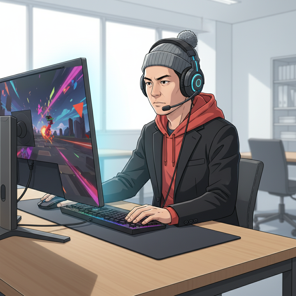 eスポーツで才能開花！Y君の挑戦 (高崎)