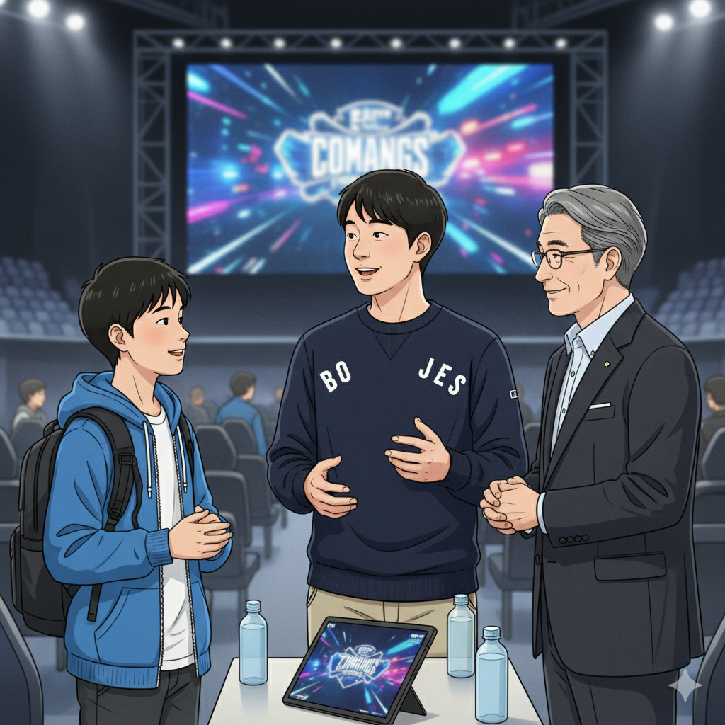 ゲーム集中力が才能に変わる瞬間：塾頭との出会いとeスポーツ（塾長、塾頭、Y君）