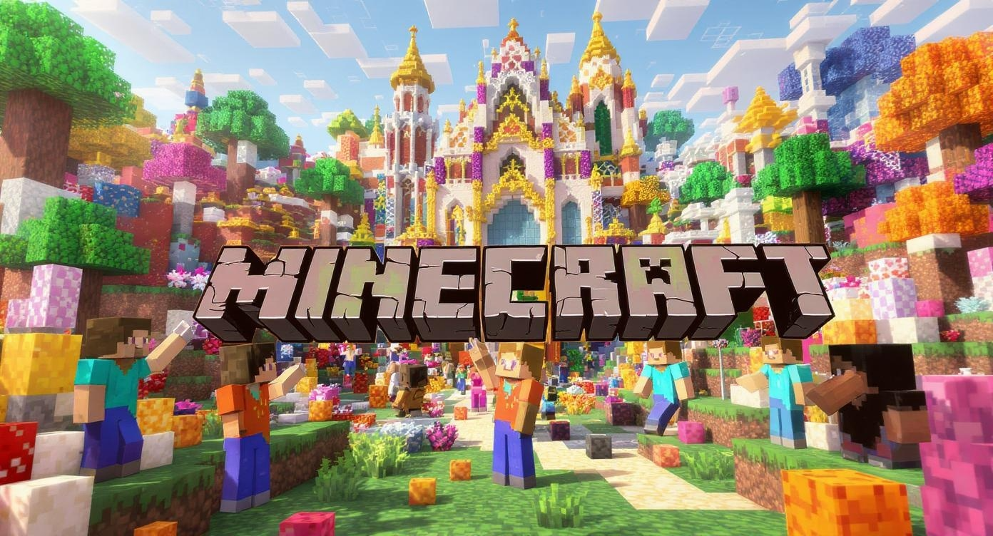 マインクラフトで建物や世界を創造